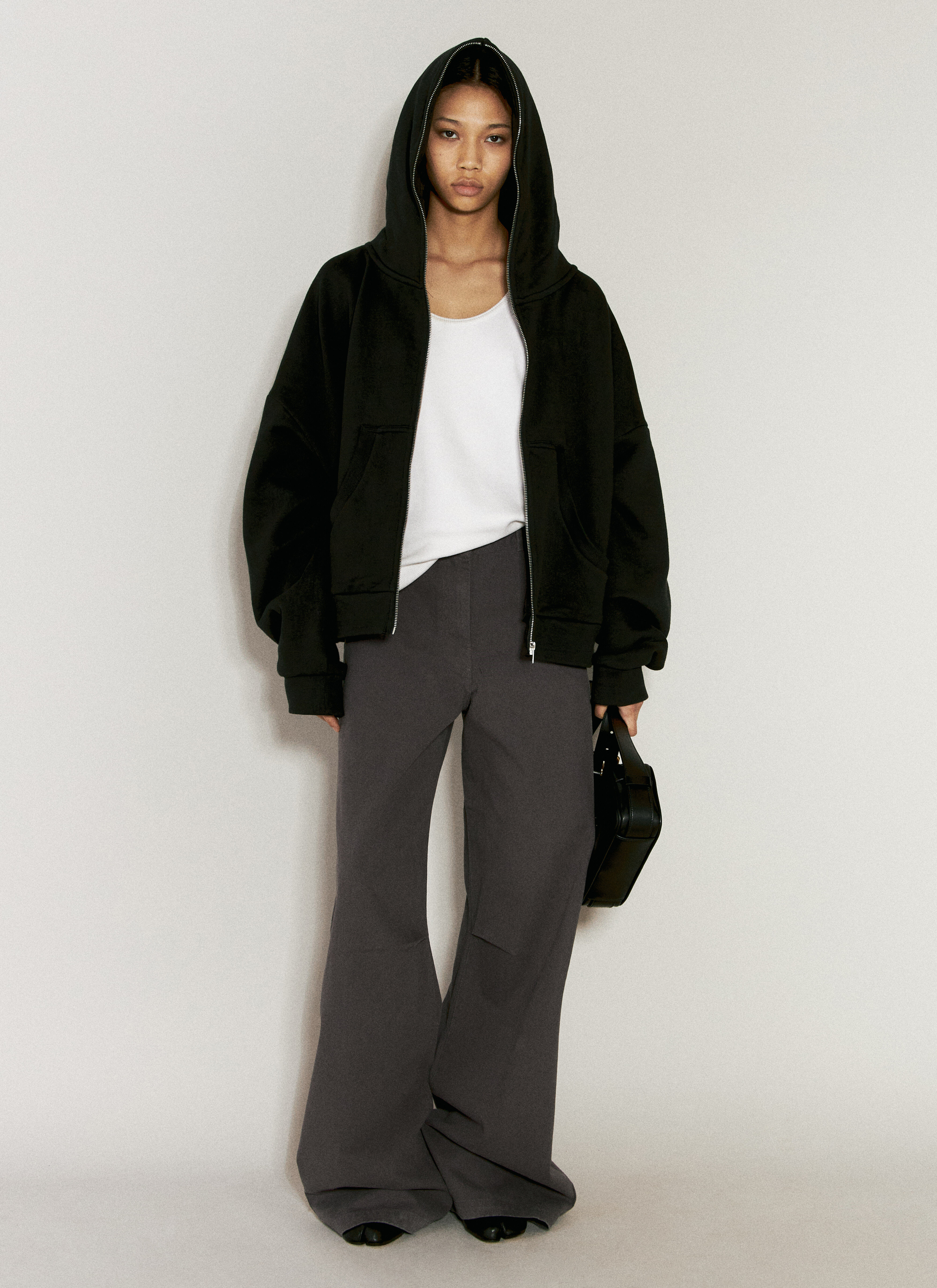 Entire Studios Women's' High-Rise PM Pant in Charcoal | LN-CC®