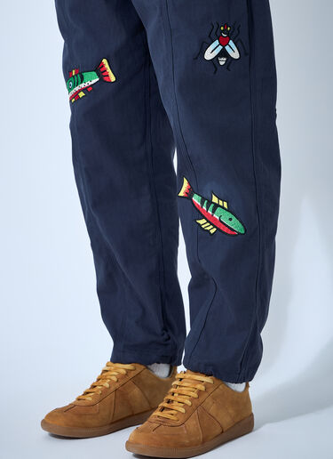 Brain Dead x SOUTH2 WEST8 Fishing Pants Blue brw0160003