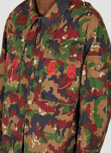 Embroidered Military Jacket DRx FARMAxY FOR LN-CC Embroidered Military Jacket Green drx0348002