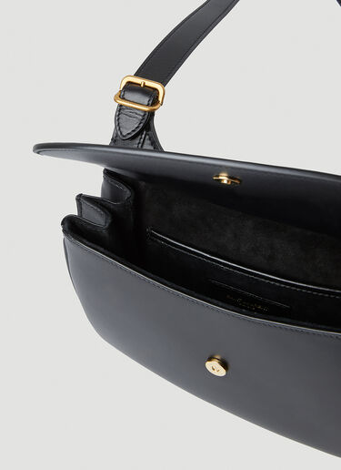 Saint Laurent Charlie Medium Shoulder Bag Black sla0247170