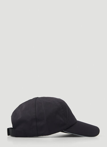 Moncler Logo Print Baseball Cap Black mon0247029