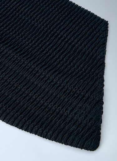LN-CC® - Homme Plissé Issey Miyake: Mesh Pleats Hat - Black Homme Plissé Issey Miyake Mesh Pleats Hat Black hmp0166004