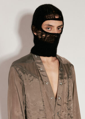 Burberry Knitted Hood Black bur0155007