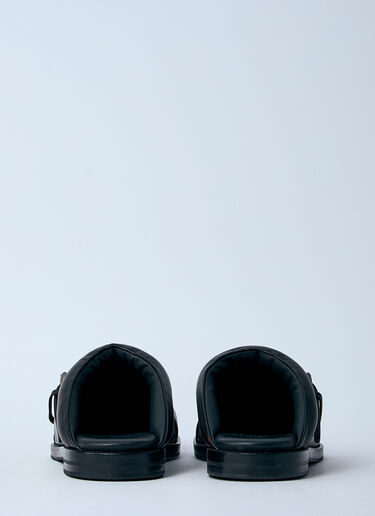 Acne Studios Leather Buckle Mules Brown acn0260012