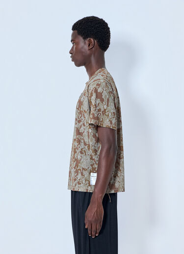 LN-CC® - Satisfy: Space-O T-Shirt Camo - Brown Satisfy Space-O T-Shirt Camo Brown sat0164010