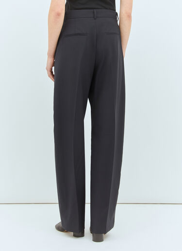 Sportmax Oversized Stretch Wool Pants Navy spx0258013