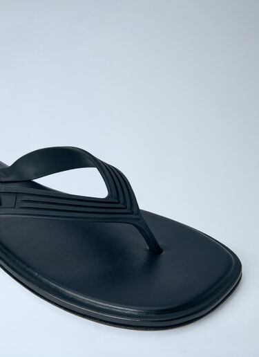 Bottega Veneta Matt Ruber Nappa Sandals Black bov0164008