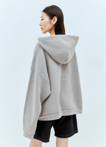 Acne Studios 로고 패치 후드티셔츠  퍼플 acn0357001