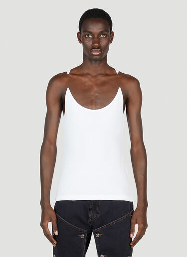 Y/Project Invisible Strap Top White ypr0152003
