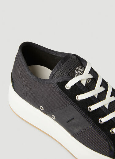 Stone Island Compass Patch Sneakers Black sto0148108