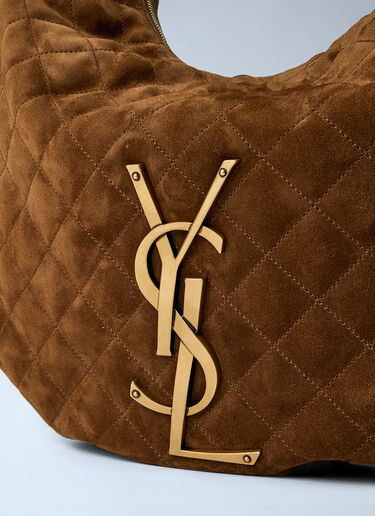 Saint Laurent Icare Hobo Shoulder Bag Brown sla0263047