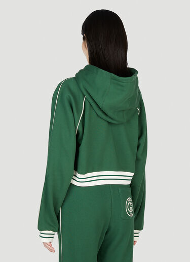 Gucci Interlocking G Tracksuit Hooded Sweatshirt Green guc0253071