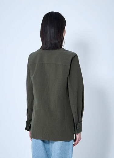 Saint Laurent Cassandre Shirt Beige sla0259014