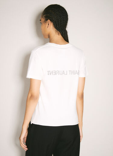 Saint Laurent Reverse T-Shirt White sla0251008