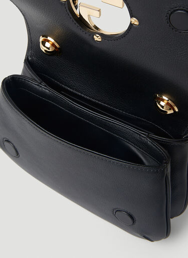 Gucci Blondie Roxy Shoulder Bag Black guc0251243
