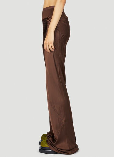 Bias Cut Satin Pants Rick Owens Bias Cut Satin Pants Brown ric0253006