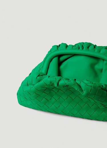 Bottega Veneta Teen Pouch Clutch Bag Green bov0249024
