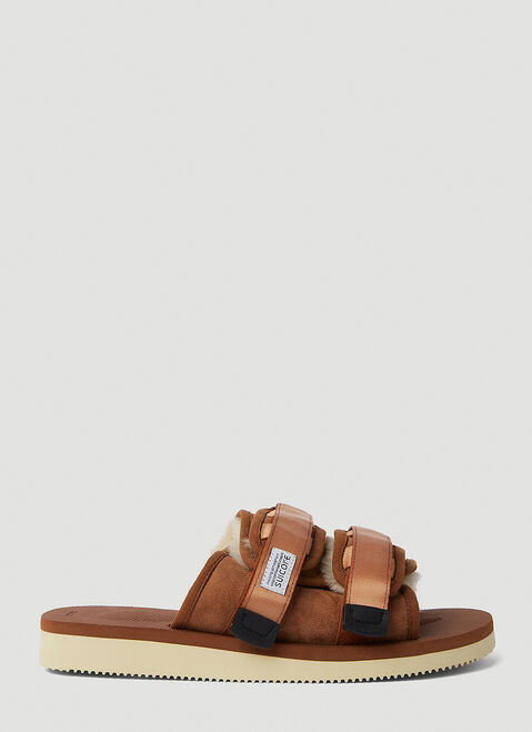 Marsèll Moto-Mab Shearling Sandals Black mar0152005