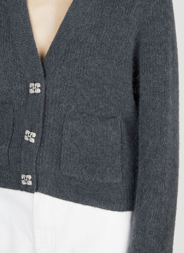 GANNI Brushed Cardigan Grey gan0253001