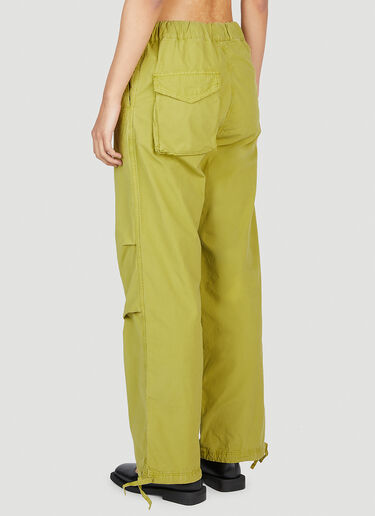 抽绳直筒裤 GANNI 抽绳直筒裤 绿色 gan0253072