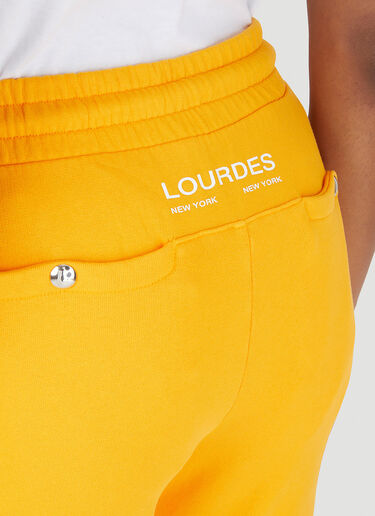 Lourdes Sequin Graphic Track Pants Orange lou0346009