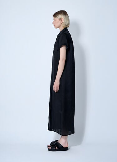 Khaite Effy Midi Dress Black kha0260002