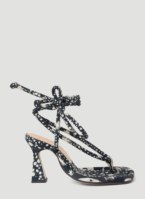 Balenciaga Gibbs Thong Heels Black bal0253079