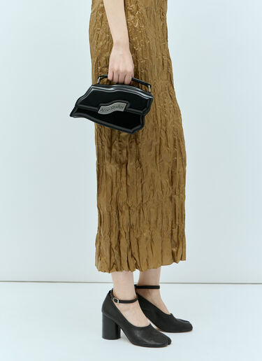 Distortion Wavy Mini Handbag Acne Studios Distortion Wavy Mini Handbag Black acn0254006