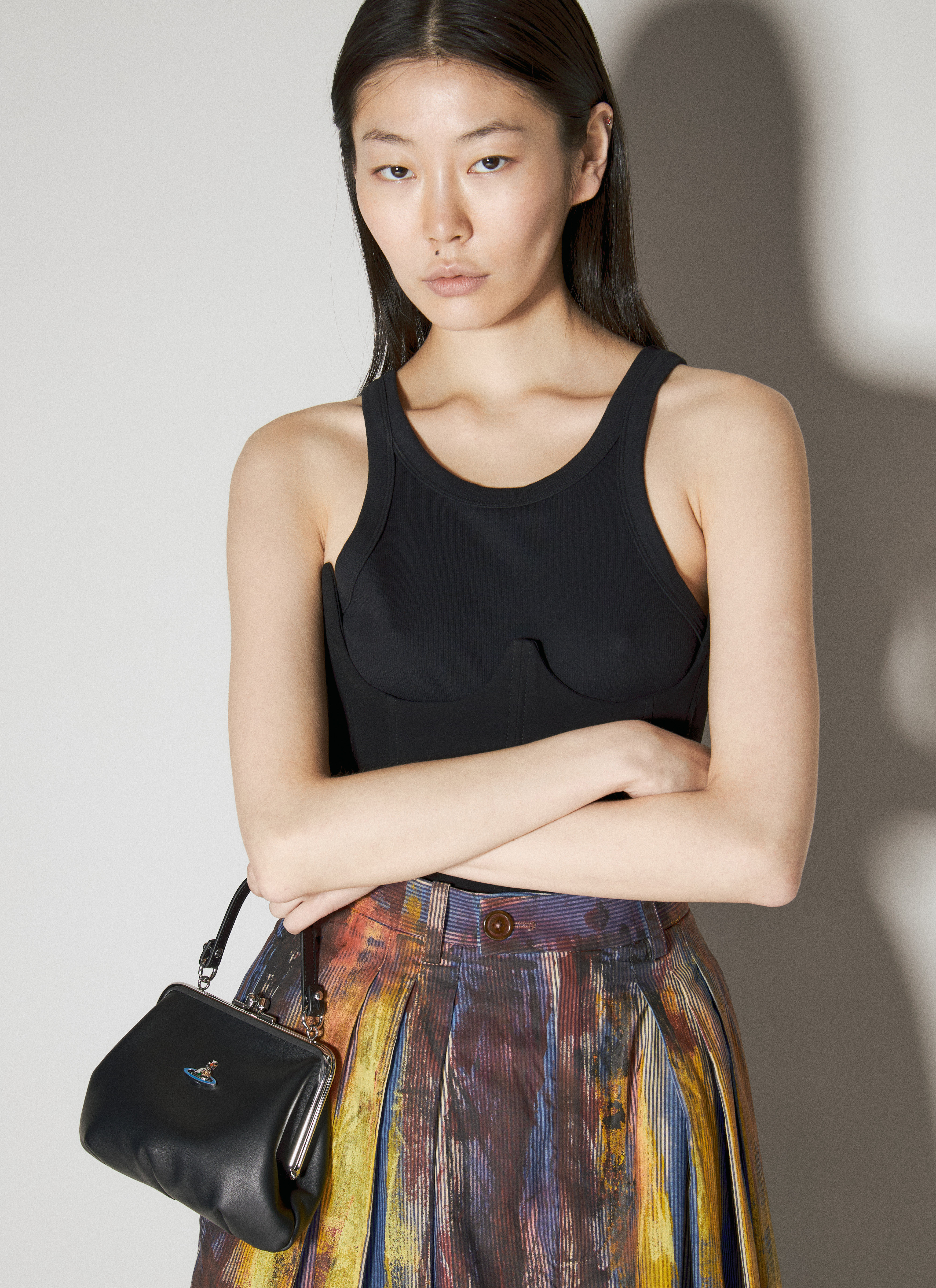 Vivienne Westwood Women's' Granny Frame Handbag in Black | LN-CC®