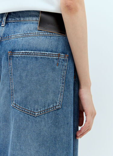Sportmax Oversized Low-Rise Jeans Blue spx0257010