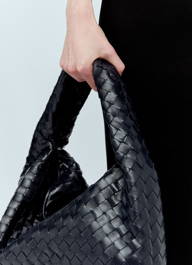 Bottega Veneta 라지 홉 숄더백 블루 bov0255066
