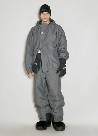 Balenciaga 3B Sports Icon 滑雪风雪大衣 灰色 bal0155100