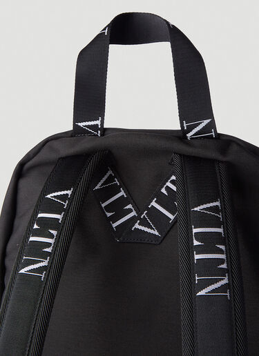Valentino VLTN 帆布双肩包 黑 val0142034