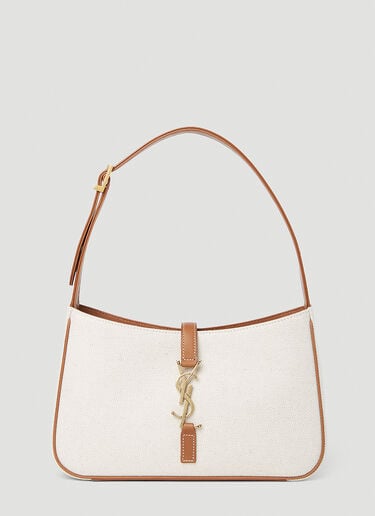 Saint Laurent 5A7 Hobo Shoulder Bag Cream sla0251124