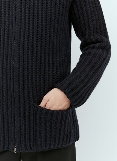 The Row Malen Cashmere Cardigan Black row0154005