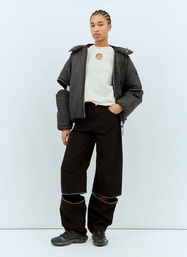Moncler x Willow Smith Zip Panels Jeans Black mwi0258011