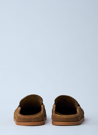 Gucci Sabot With Double G Mules Brown guc0259040