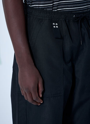 Comme des Garçons Homme Wool-And-Linen Pants Black cdh0160003