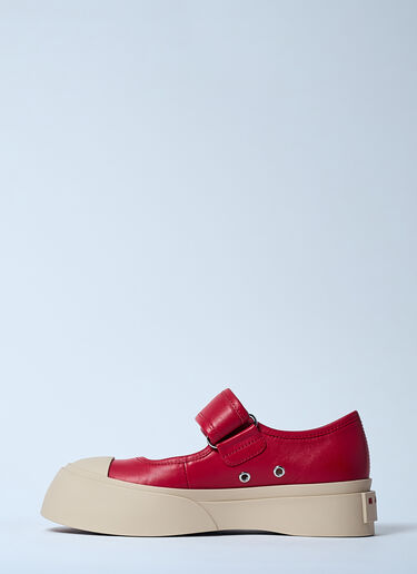 Marni Mary Jane Shoes Red mni0259021