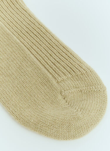 Burberry 羊绒混纺袜子  米 bur0255000