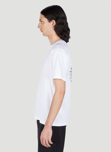 Stone Island 徽标印花 T 恤 白色 sto0152077