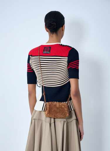 Bottega Veneta Concert Suede Pouch Brown bov0263026