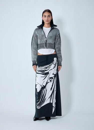 Coated Rib Cardigan VAQUERA Coated Rib Cardigan Black vaq0262009