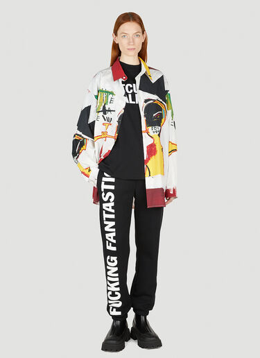 Honey Fucking Dijon Basquiat Overshirt White hdj0352017