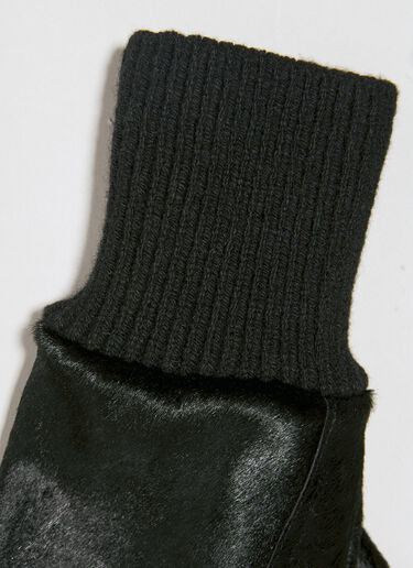Ribcuff Hair Gloves Rick Owens Ribcuff Hair Gloves Black ric0154012