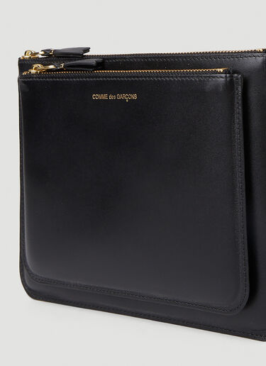 Comme des Garçons Wallet 포일 로고 포켓 지갑 블랙 cdw0351003