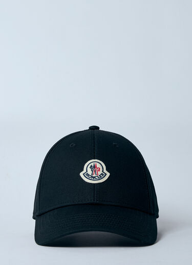 Moncler Logo Motif Baseball Cap Black mon0260022