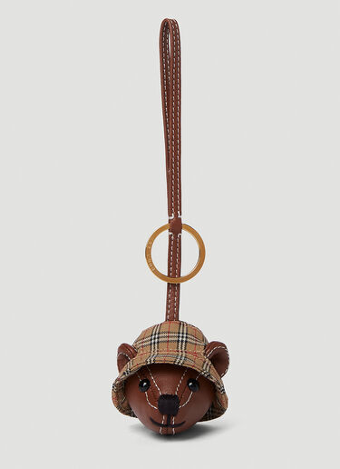 Burberry Thomas Bear With Hat Keyring Beige bur0251072