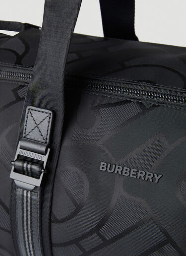 Burberry TB Jacquard Duffle Bag Black bur0149116