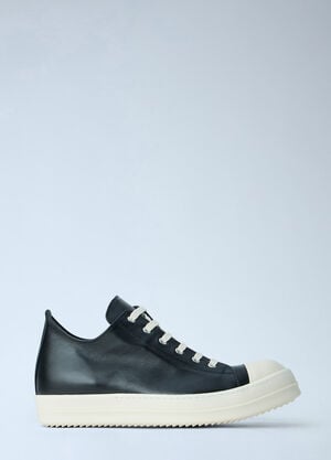 Rick Owens Leather Low-Top Sneakers Black ric0165005